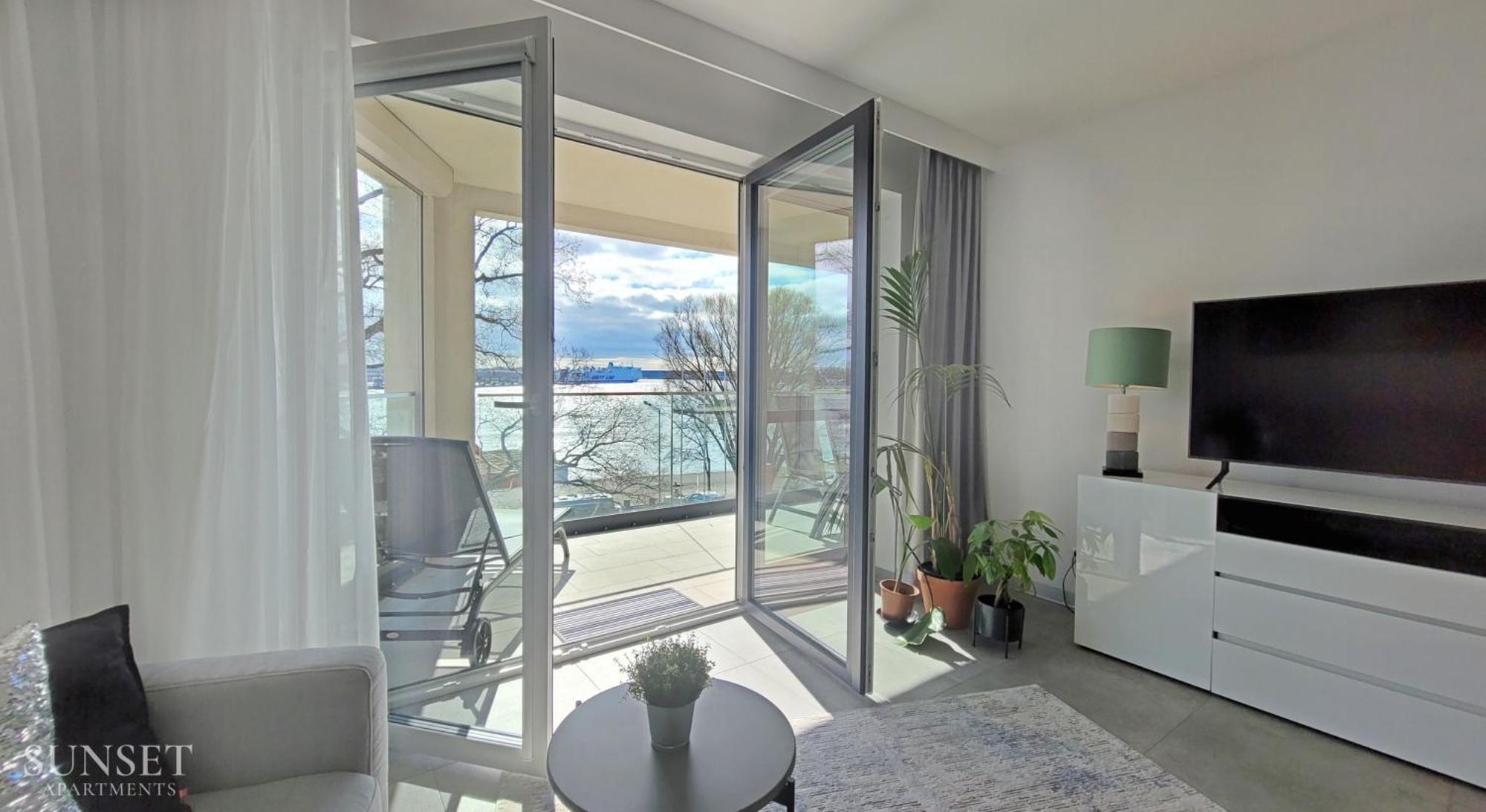Sunset Apartments - Flotylla. Widok Na Port + Parking. Świnoujście Εξωτερικό φωτογραφία