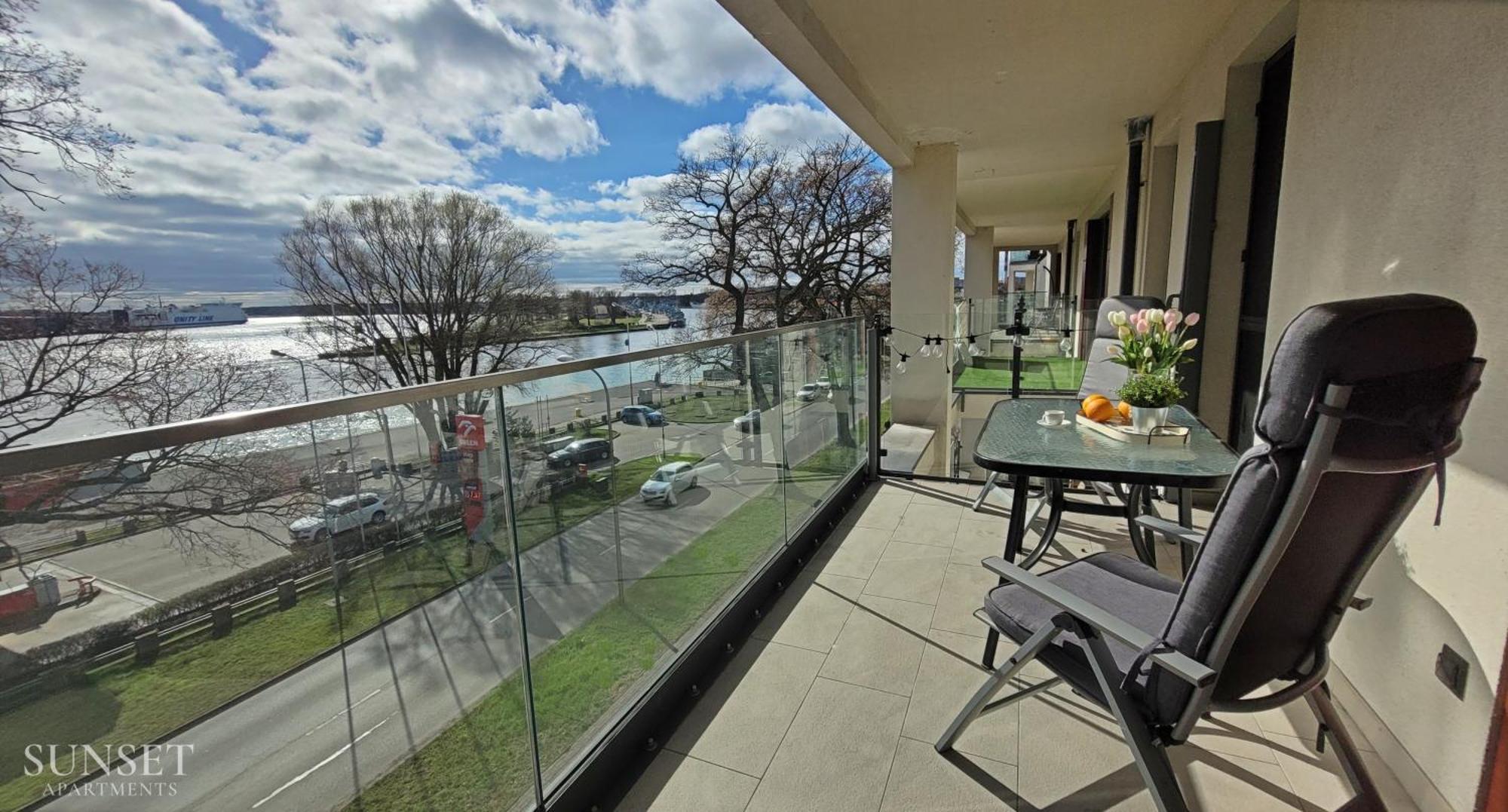 Sunset Apartments - Flotylla. Widok Na Port + Parking. Świnoujście Εξωτερικό φωτογραφία